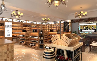 欧式古典烟酒店3D模型下载
